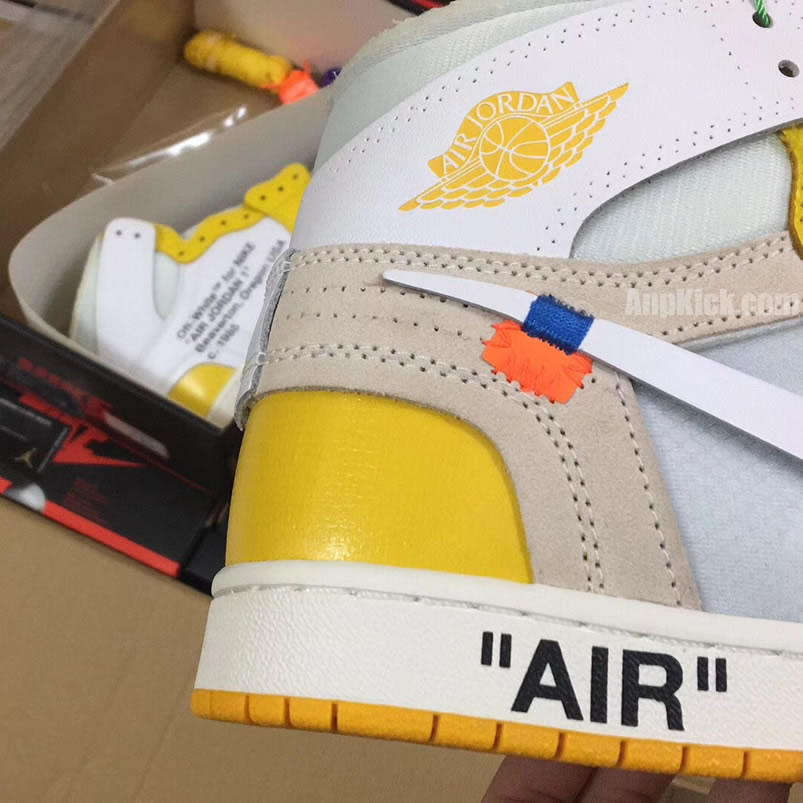 Off White Air Jordan 1 Yellow Chicago New Release For Sale (6) - newkick.cc