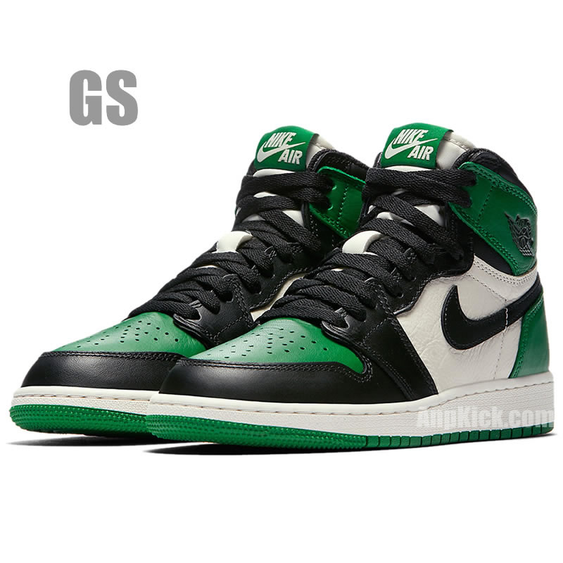 pine green new air jordan 1 high og gs 575441-302 shoes