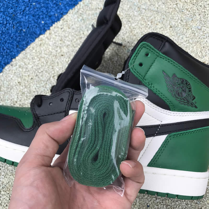 pine green new air jordan 1 high og shoes 555088-302 release date detail image