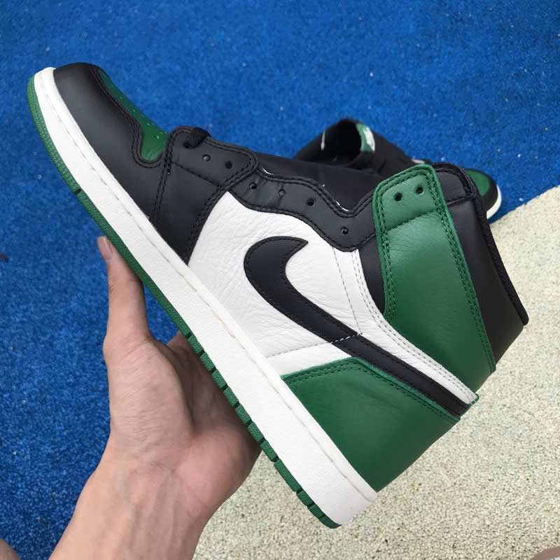 pine green new air jordan 1 high og shoes 555088-302 release date detail image