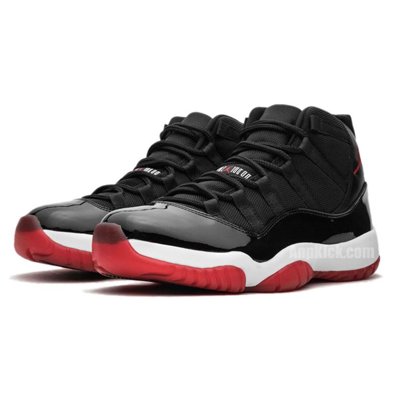 Air Jordan 11 Bred 2019 Black Red Release Date 378037 061 (1) - newkick.cc