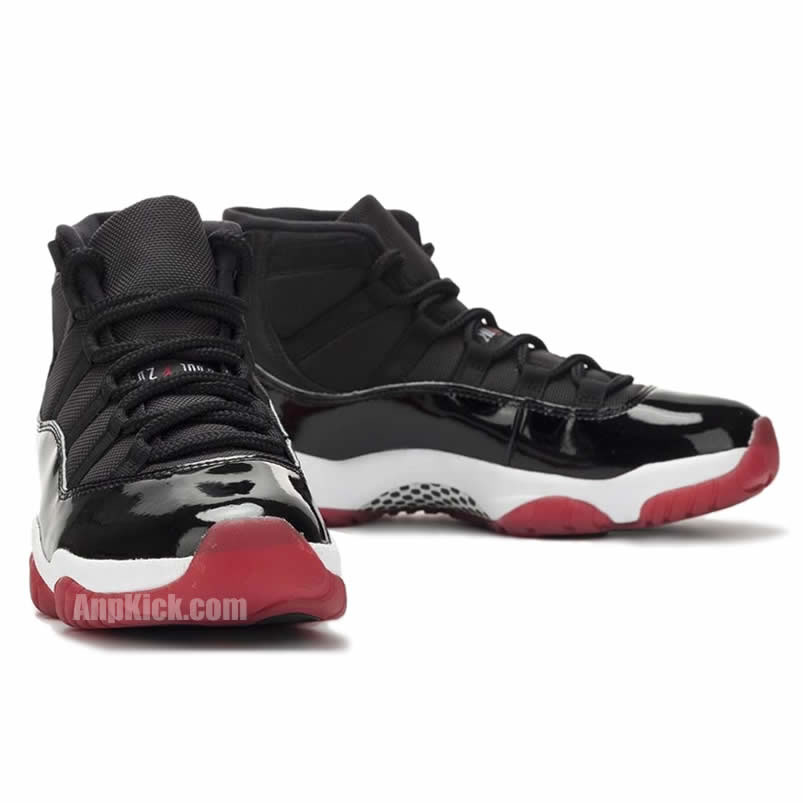 Air Jordan 11 Bred 2019 Black Red Release Date 378037 061 (2) - newkick.cc