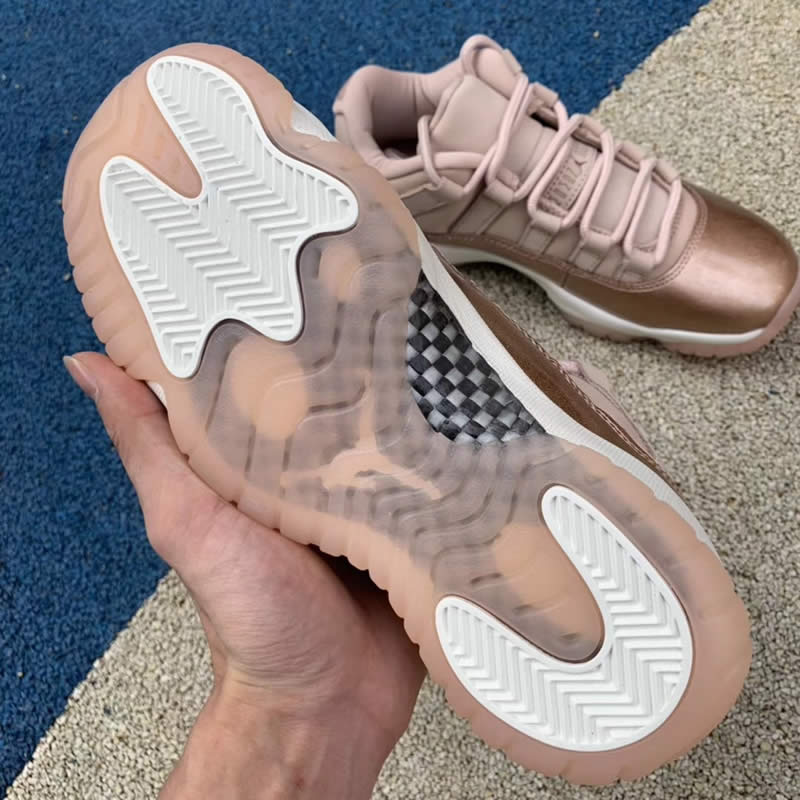 air jordan 11 low metallic red bronze rose gold price release date ah7860-105 detail pictures