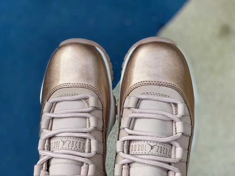 air jordan 11 low metallic red bronze rose gold price release date ah7860-105 detail pictures