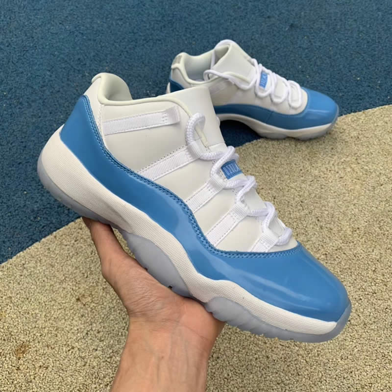 air jordan 11 low unc columbia blue white 528895-106 pics