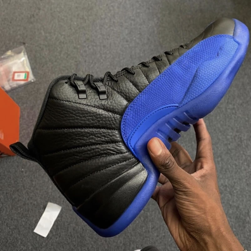 Air Jordan 12 Black Game Royal Black And Blue 2019 Release Date 130690 014 (4) - newkick.cc