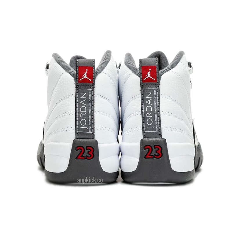 Air Jordan 12 White Dark Grey Gym Red Gs Release Date 130690 160 (5) - newkick.cc