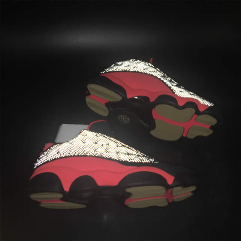 Clot x Air Jordan 13 Low 'INFRA-BRED' GS Mens Shoes AT3102-006 Pics