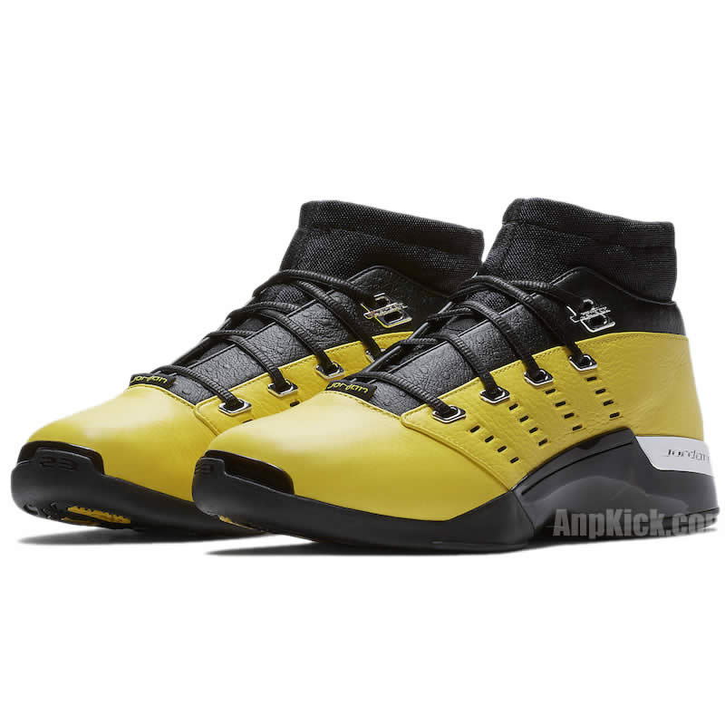 SoleFly x Air Jordan 17 Low 'Lightning' Shoes Yellow And Black