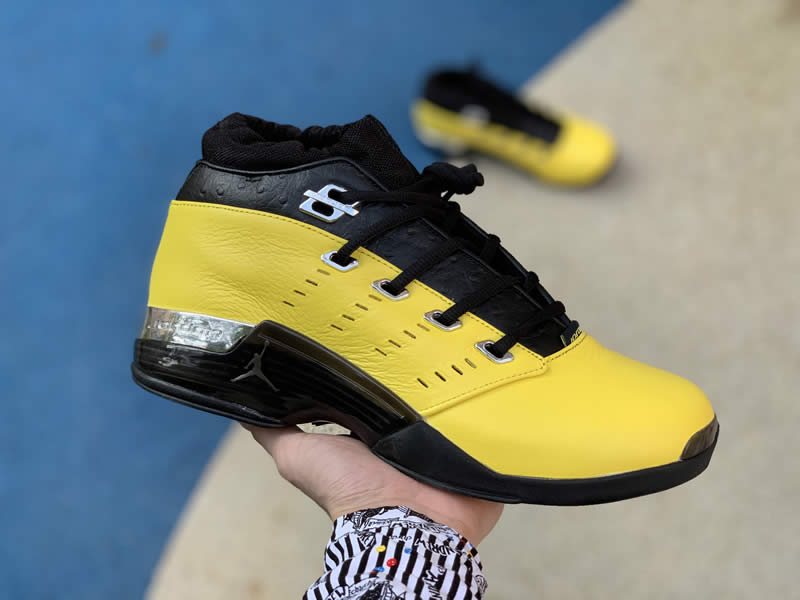 SoleFly x Air Jordan 17 Low 'Lightning' Shoes Yellow And Black