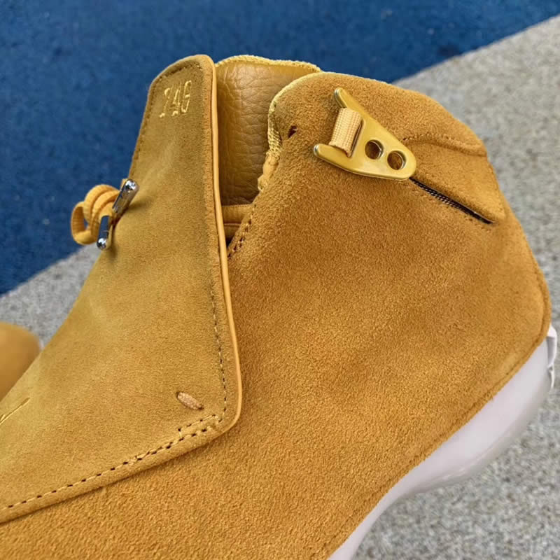 air jordan 18 toro yellow ochre suede aa2494-701 release date 2018 pics