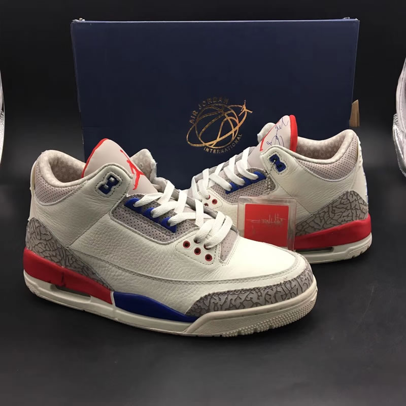 Air Jordan 3 'International Flight' / Charity Game / 'USA' Aka 136064-140 Original Box