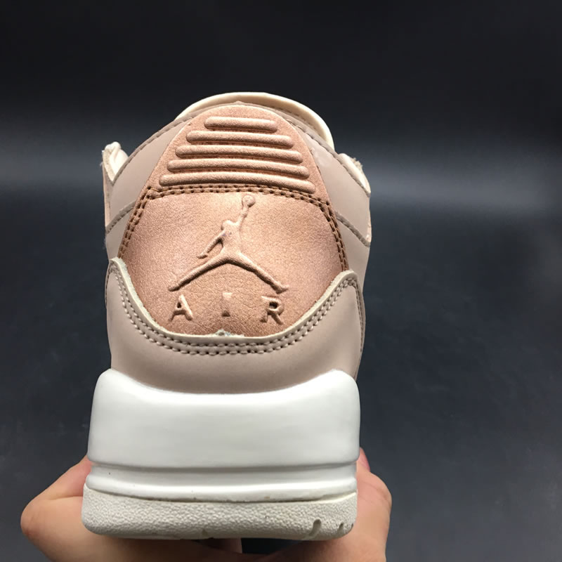 Air Jordan 3 'Particle Beige' SE Rose Gold Womens GS Size AH7859-205 Real Images