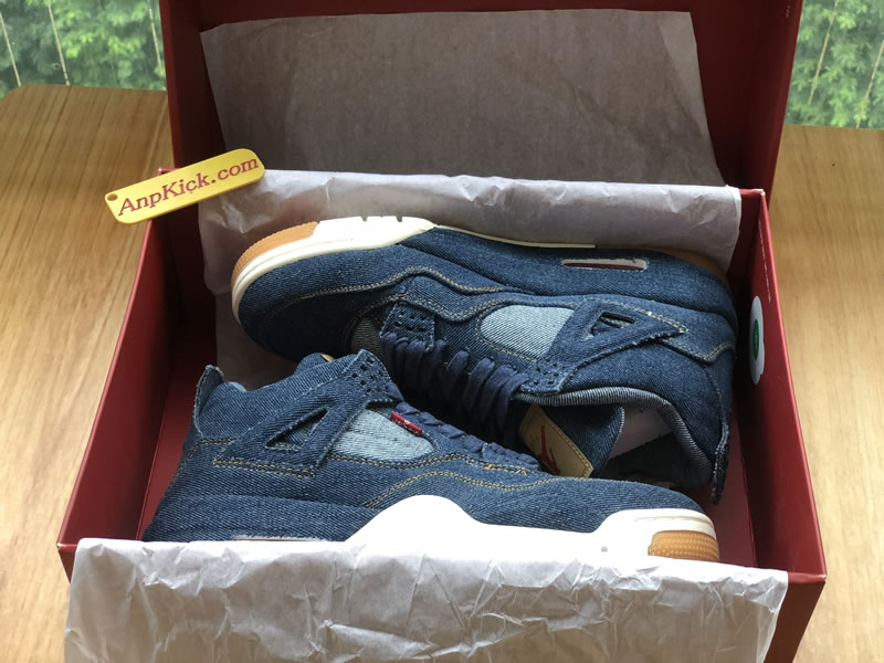 Levi's x Air Jordan 4 'Blue Denim' For Sale