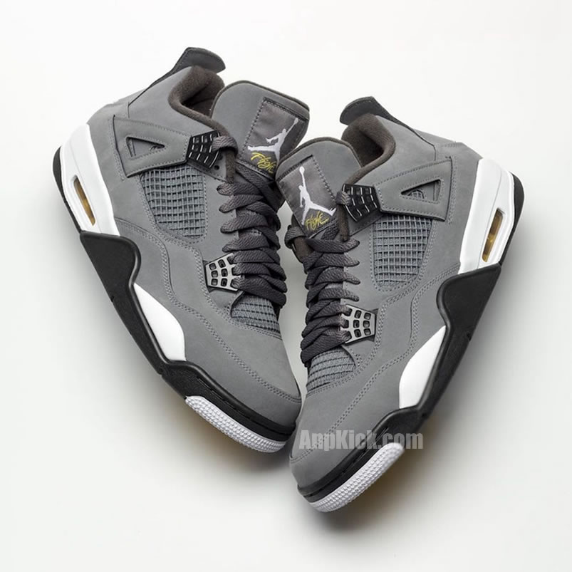 Air Jordan 4 Cool Grey 2019 On Feet Release Date 308497 007 (4) - newkick.cc