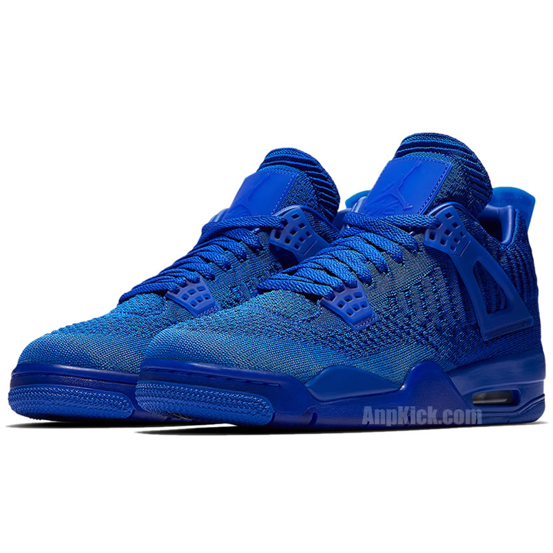 Air Jordan 4 Flyknit Royal Blue 2019 For Sale Aq3559 400 (3) - newkick.cc