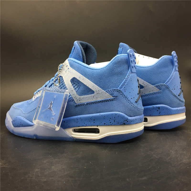 Air Jordan 4 Retro Unc 2019 Pe Sky Blue For Sale Aj4 1032070 (2) - newkick.cc