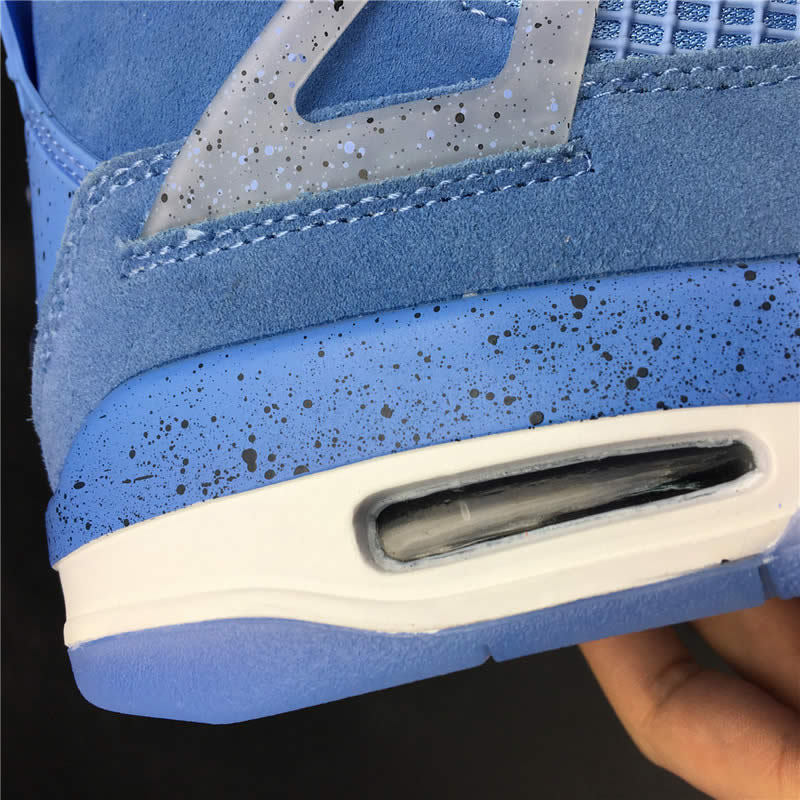 Air Jordan 4 Retro Unc 2019 Pe Sky Blue For Sale Aj4 1032070 (3) - newkick.cc