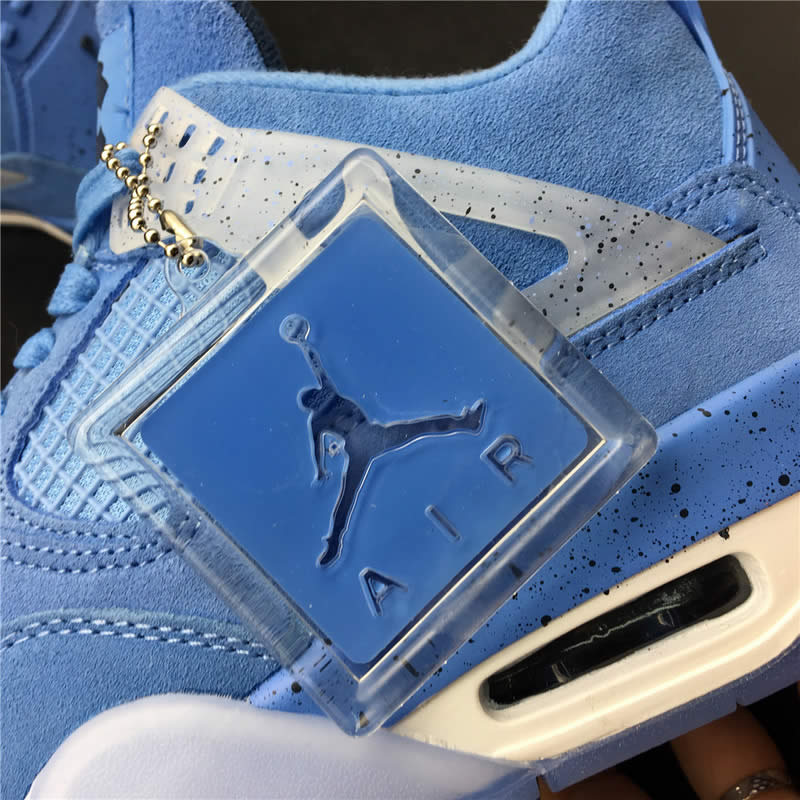 Air Jordan 4 Retro Unc 2019 Pe Sky Blue For Sale Aj4 1032070 (9) - newkick.cc