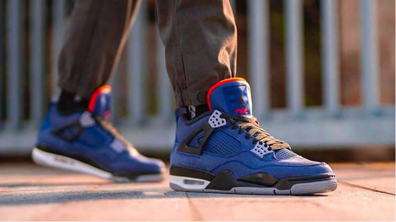 Air Jordan 4 Retro Wntr Royal Blue On Feet Release Date Cq9597 401 (1) - newkick.cc