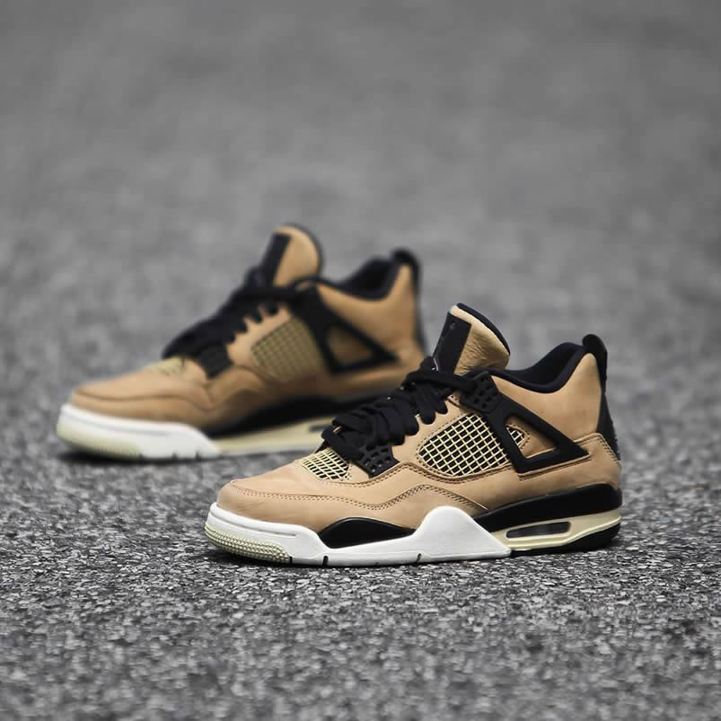 Air Jordan 4 Wmns Mushroom Womens Mens Aj4 Shoes Release Date Aq9129 200 (7) - newkick.cc