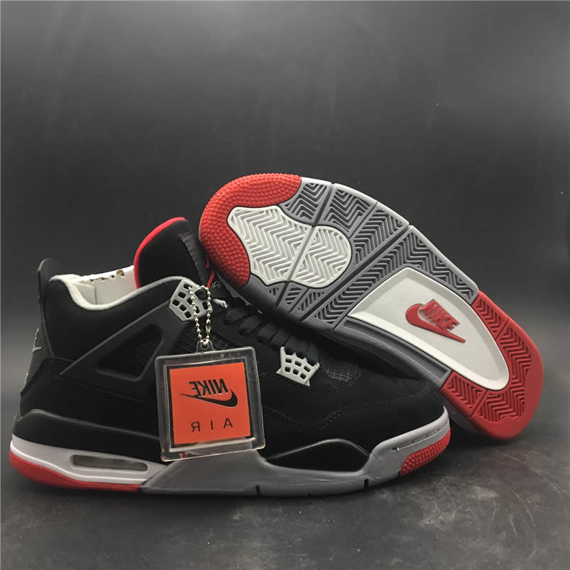 Air Jordan Retro 4 'Bred' 2019 Release Date 308497-060 Pics