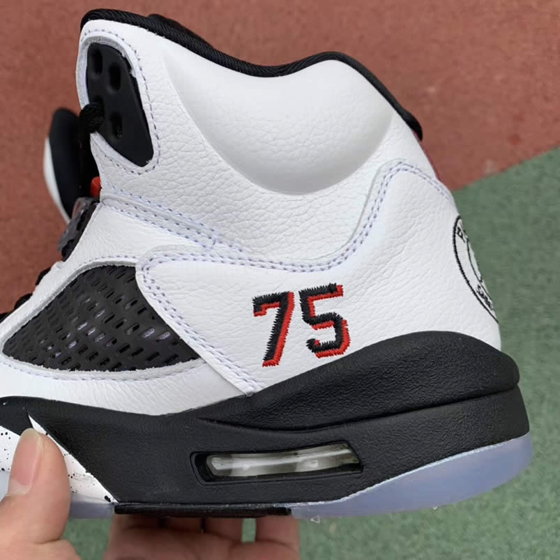 Air Jordan 5 Paris Saint Germain Friends Family Psg White Av9175 101 Detail Pics (11) - newkick.cc