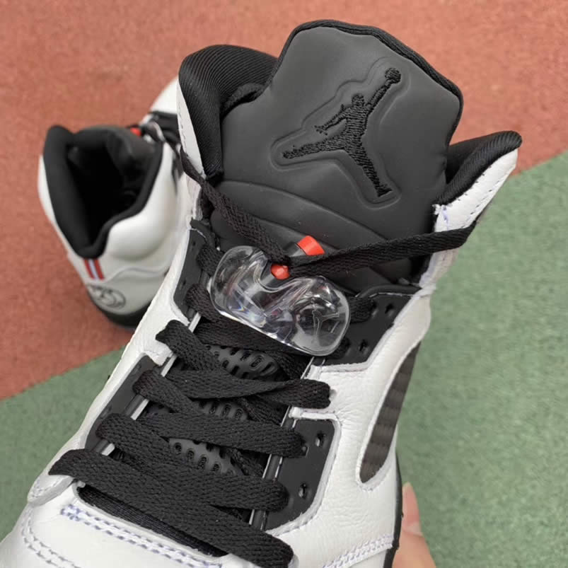 Air Jordan 5 Paris Saint Germain Friends Family Psg White Av9175 101 Detail Pics (12) - newkick.cc