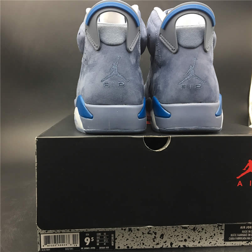 Air Jordan 6 'Jimmy Butler' PE Diffused Blue On Feet 384664-400 Pics