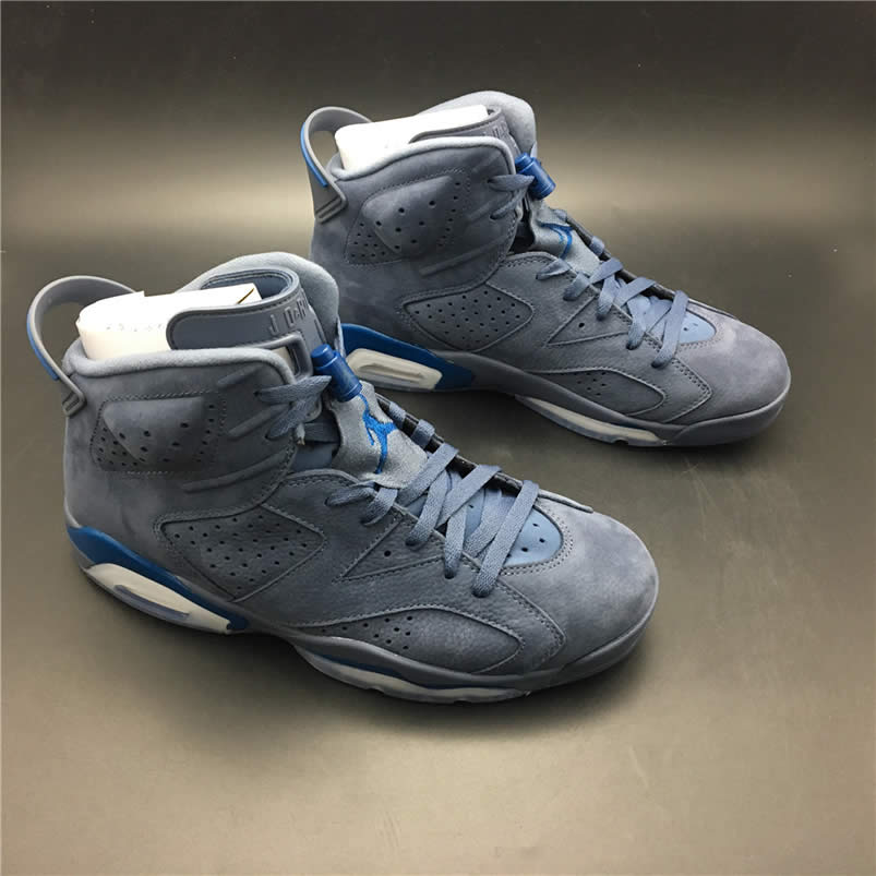 Air Jordan 6 'Jimmy Butler' PE Diffused Blue On Feet 384664-400 Pics