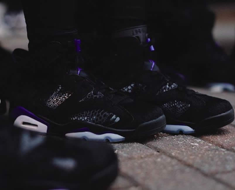 Social Status Air Jordan 6 Prm Pony Hair Black Cow Fur On Feet Ar2257 005 (1) - newkick.cc