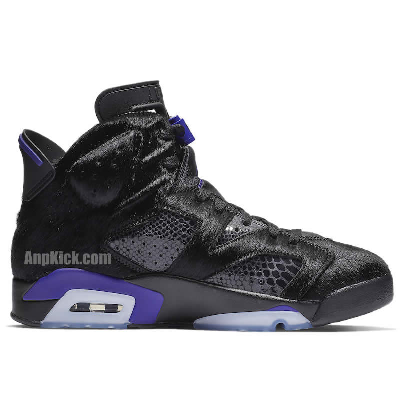 Social Status Air Jordan 6 Prm Pony Hair Black Cow Fur Snakeskin Ar2257 005 (2) - newkick.cc