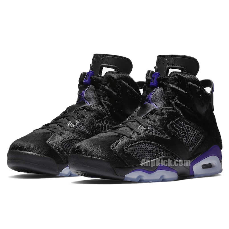 Social Status Air Jordan 6 Prm Pony Hair Black Cow Fur Snakeskin Ar2257 005 (3) - newkick.cc