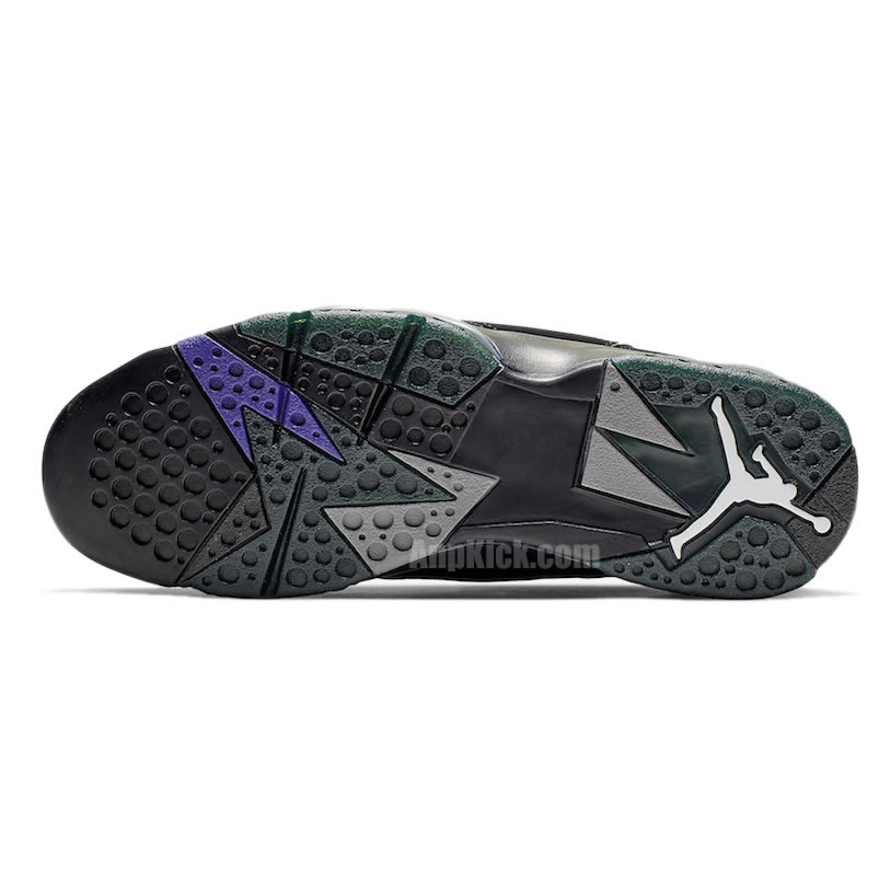 Air Jordan Retro 7 Ray Allen Pe Black And Purple 304775 053 (6) - newkick.cc