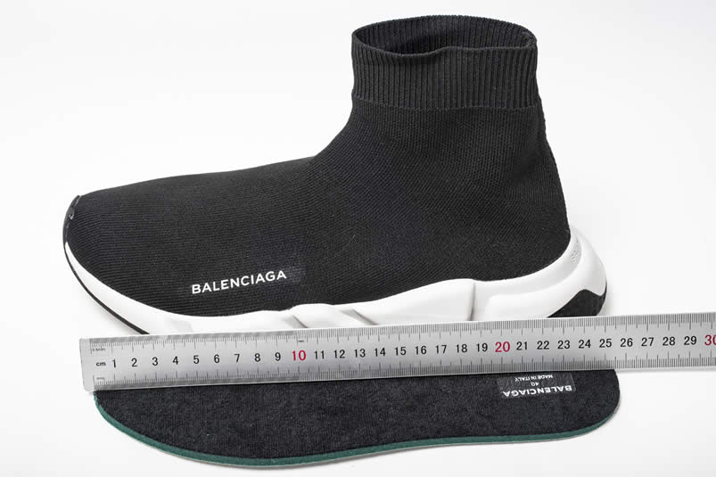 Balenciaga Shoes Like Socks High Top Speed Runners Black/White 494371W05G0 Pics