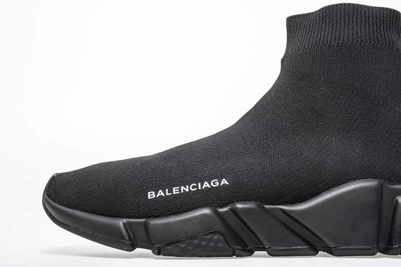 Balenciaga Shoes Like Socks Top Originals Speed Runners All Black 483502W05G0 Pics