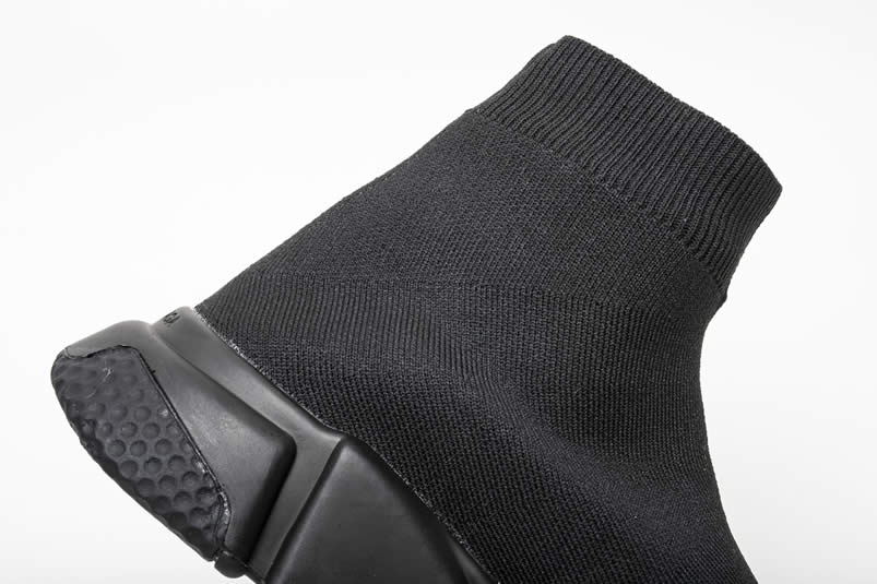 Balenciaga Shoes Like Socks Top Originals Speed Runners All Black 483502W05G0 Pics