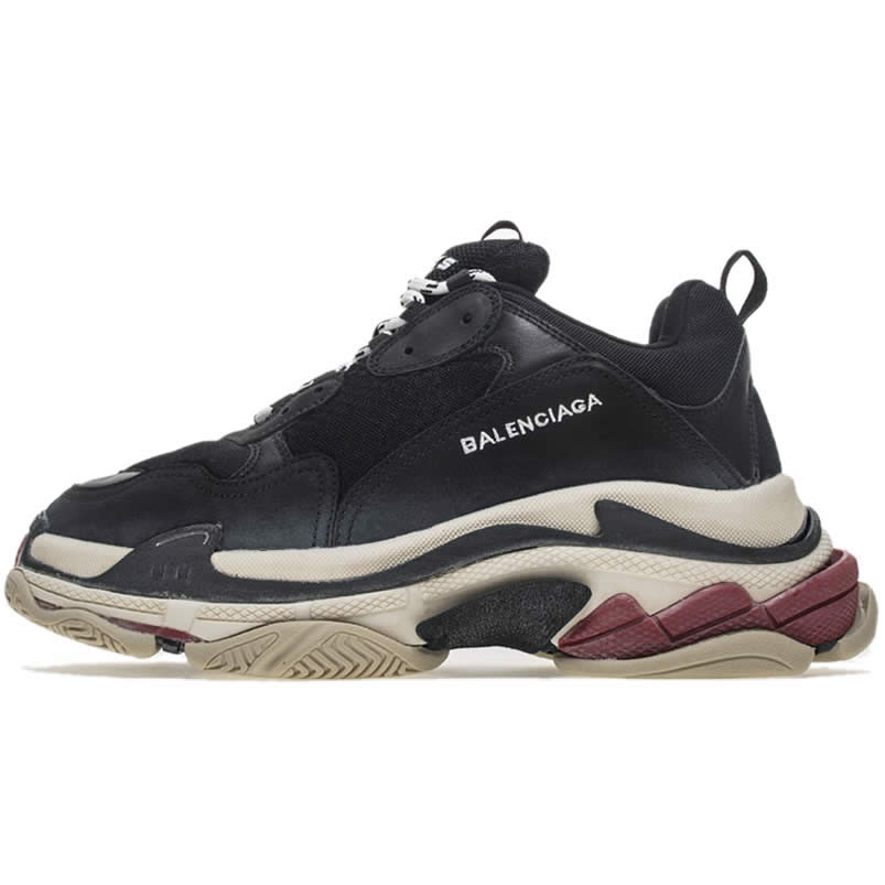 Balenciaga Triple S Sneakers Black Red Shoes 483513w06e1 1000 (1) - newkick.cc