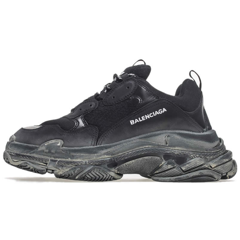 Balenciaga Triple S Sneakers Black Shoes 512176w09o1 1000 (1) - newkick.cc