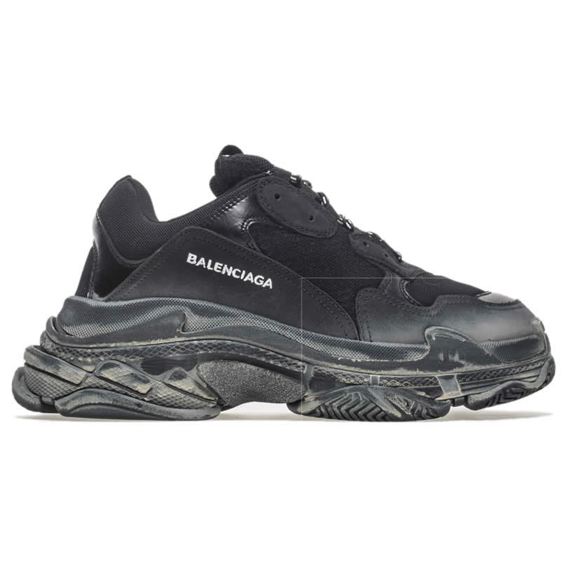 Balenciaga Triple S Sneakers Black Shoes 512176w09o1 1000 (2) - newkick.cc