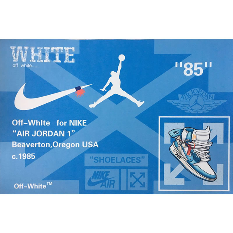 Off White Air Jordan Blue - newkick.cc