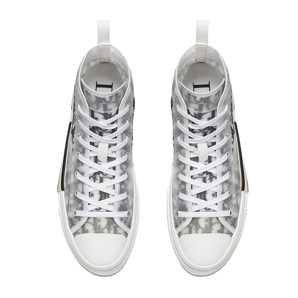 B23 Dior Oblique Shoes White Black (5) - newkick.cc