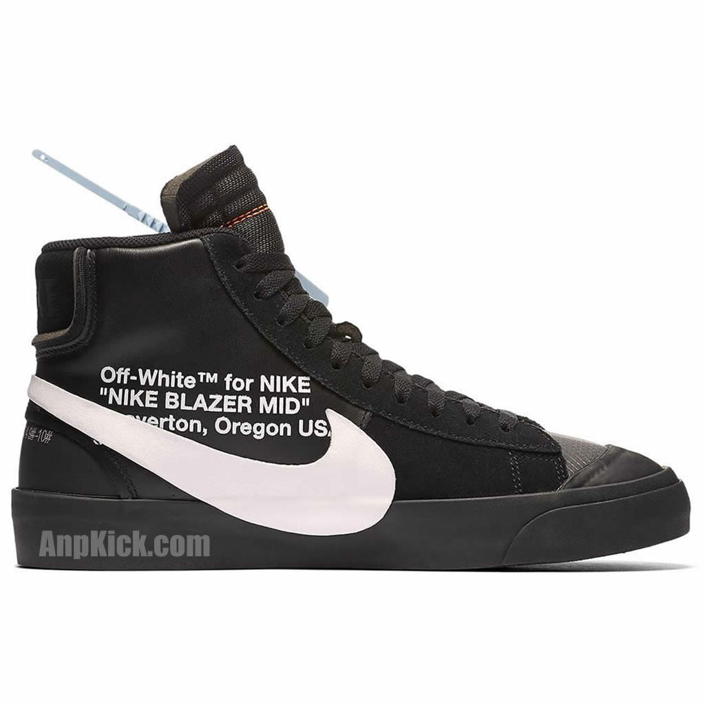 Nike Blazer Mid Off-White 'Grim Reaper' Black White AA3832-001