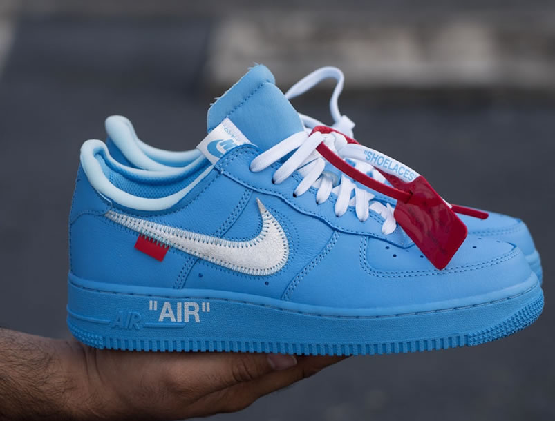 Off White Nike Air Force 1 Low Mca Blue For Sale Ci1173 400 (3) - newkick.cc