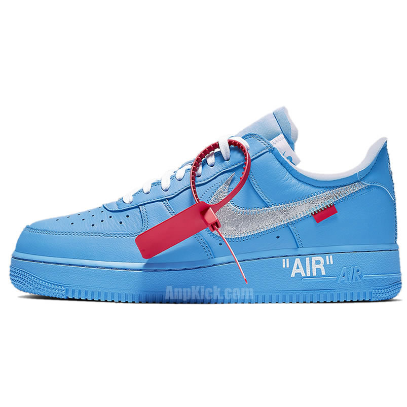 Off White Nike Air Force 1 Low Mca University Blue For Sale Ci1173 400 (1) - newkick.cc