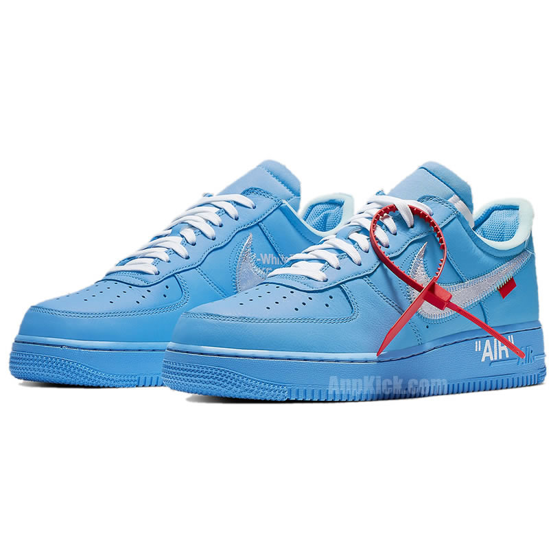 Off White Nike Air Force 1 Low Mca University Blue For Sale Ci1173 400 (3) - newkick.cc