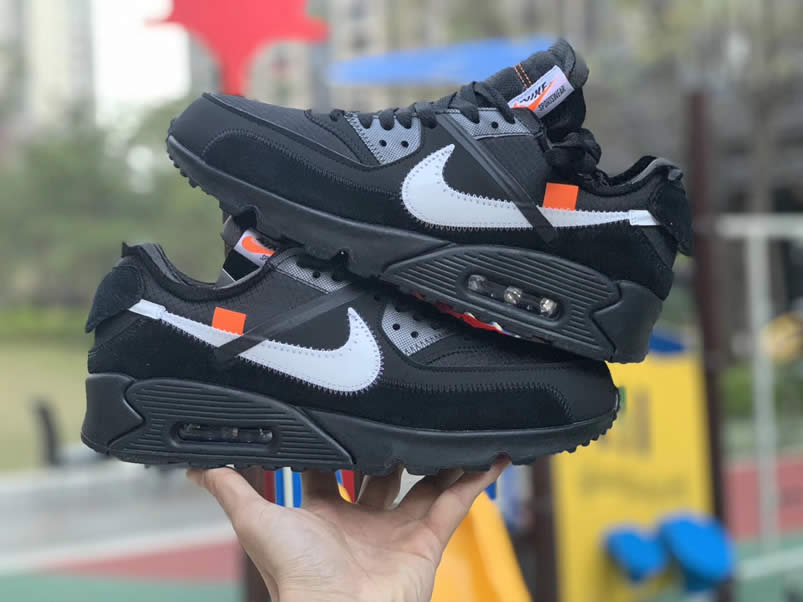 Off-White x Nike Air Max 90 V2 OW Black AA7293-001 Pics