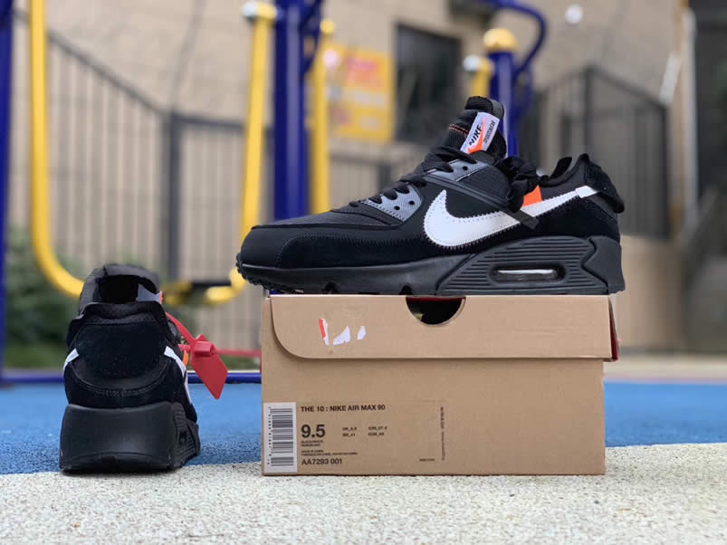 Off-White x Nike Air Max 90 V2 OW Black AA7293-001 Pics