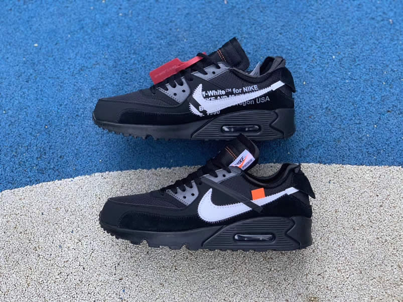 Off-White x Nike Air Max 90 V2 OW Black AA7293-001 Pics