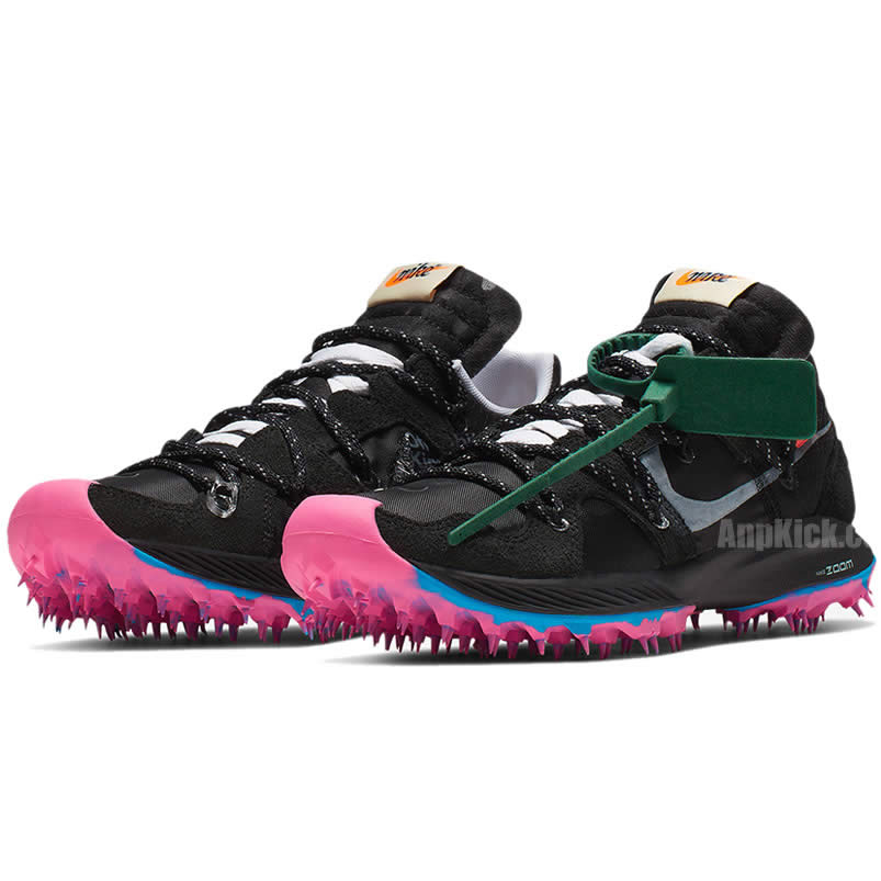 Off White Nike Zoom Terra Kiger 5 Black Pink Athlete In Progress Cd8179 001 (3) - newkick.cc